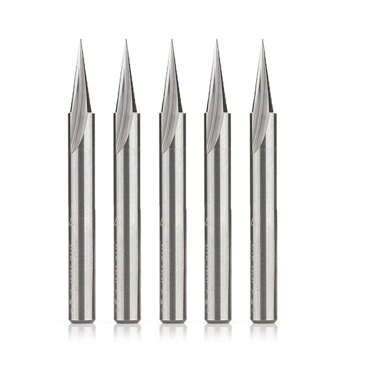 Amana Tool - 45783-5 - 5PCS CARVING LINER 18D 1/4"SHK