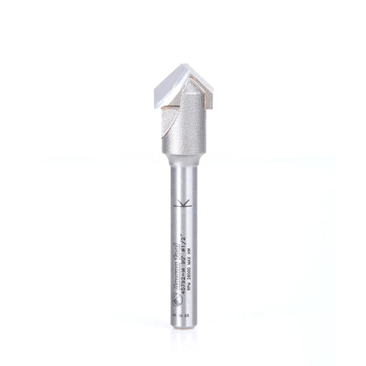 Amana Tool - 45792-M - 90D .090 V ACM FOLDING 6mm SHK