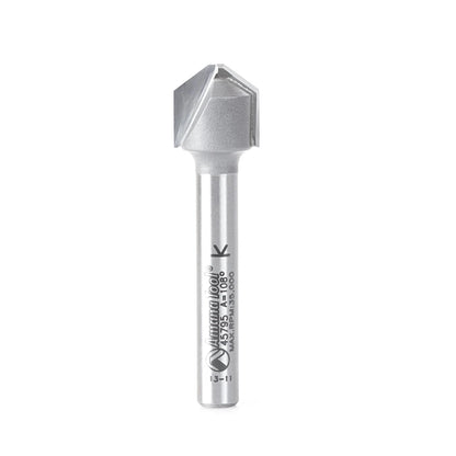 Amana Tool - 45795 - 108D .090" V TIP ACM 1/4 SHANK