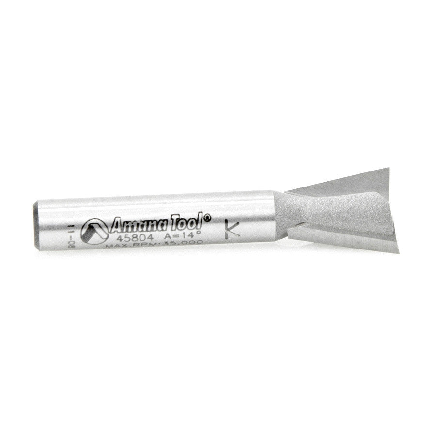 Amana Tool - 45804 - DOVETAIL 1/2 DIA 1/4 SHANK