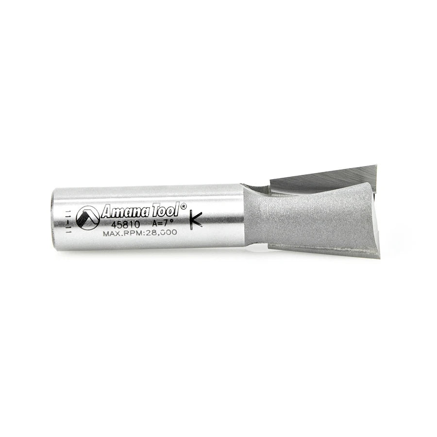 Amana Tool - 45810 - DOVETAIL 3/4 DIA 1/2 SHANK