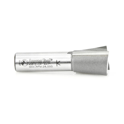 Amana Tool - 45812-LH - DOVETAIL 7/8 DIA 1/2 SHANK L/H