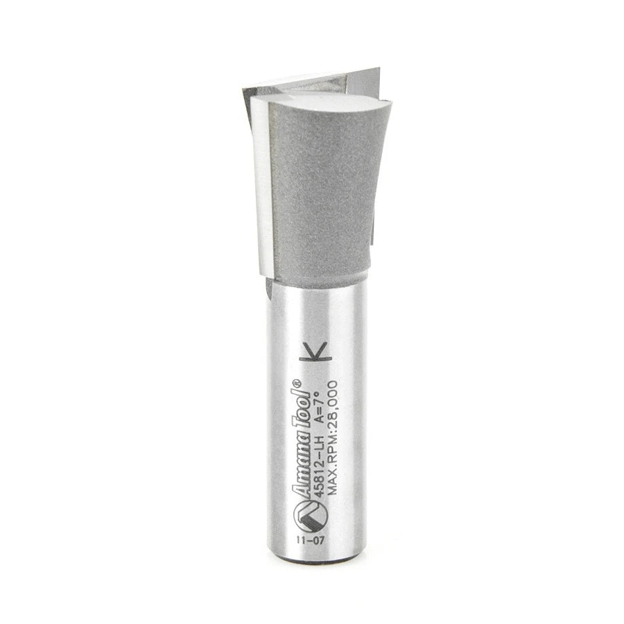 Amana Tool - 45812-LH - DOVETAIL 7/8 DIA 1/2 SHANK L/H