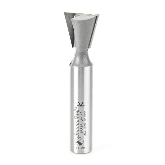 Amana Tool - 45816 - DOVETAIL 3/4 DIA 1/2 SHANK 3"L