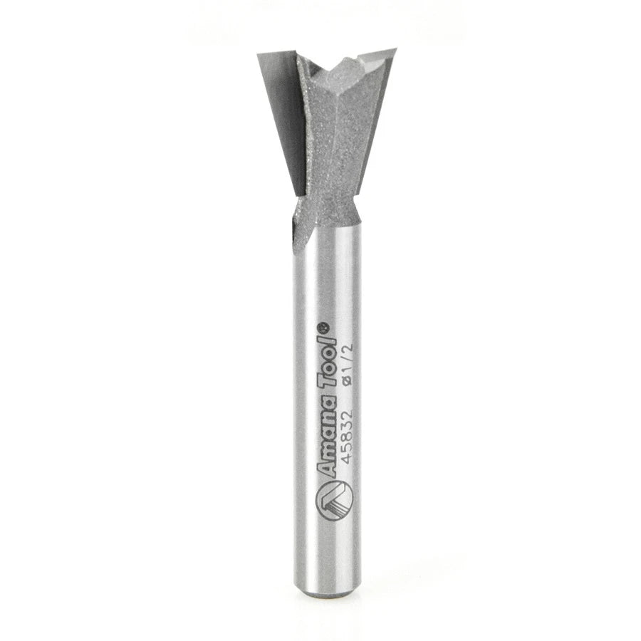 Amana Tool - 45832 - DOVETAIL 1/2  DIA 1/4 SHANK