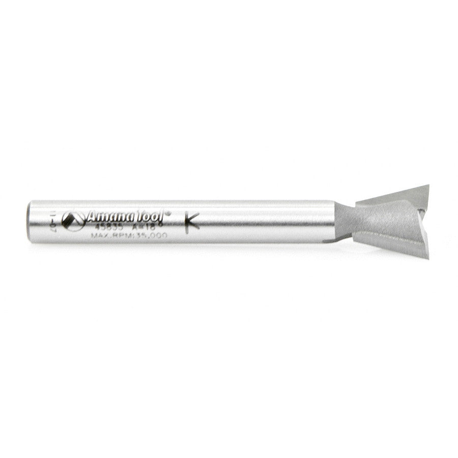 Amana Tool - 45835 - DOVETAIL 1/2  DIA 1/4 SHANK