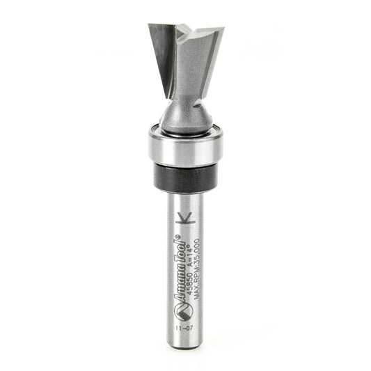Amana Tool - 45850 - DOVETAIL 1/2 DIA W/UPPER BB