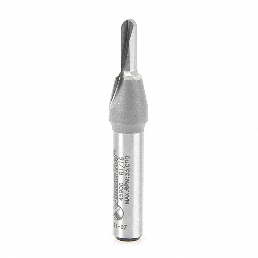 Amana Tool - 45900 - CORE BOX 1/16 RADIUS 1/4 SHANK