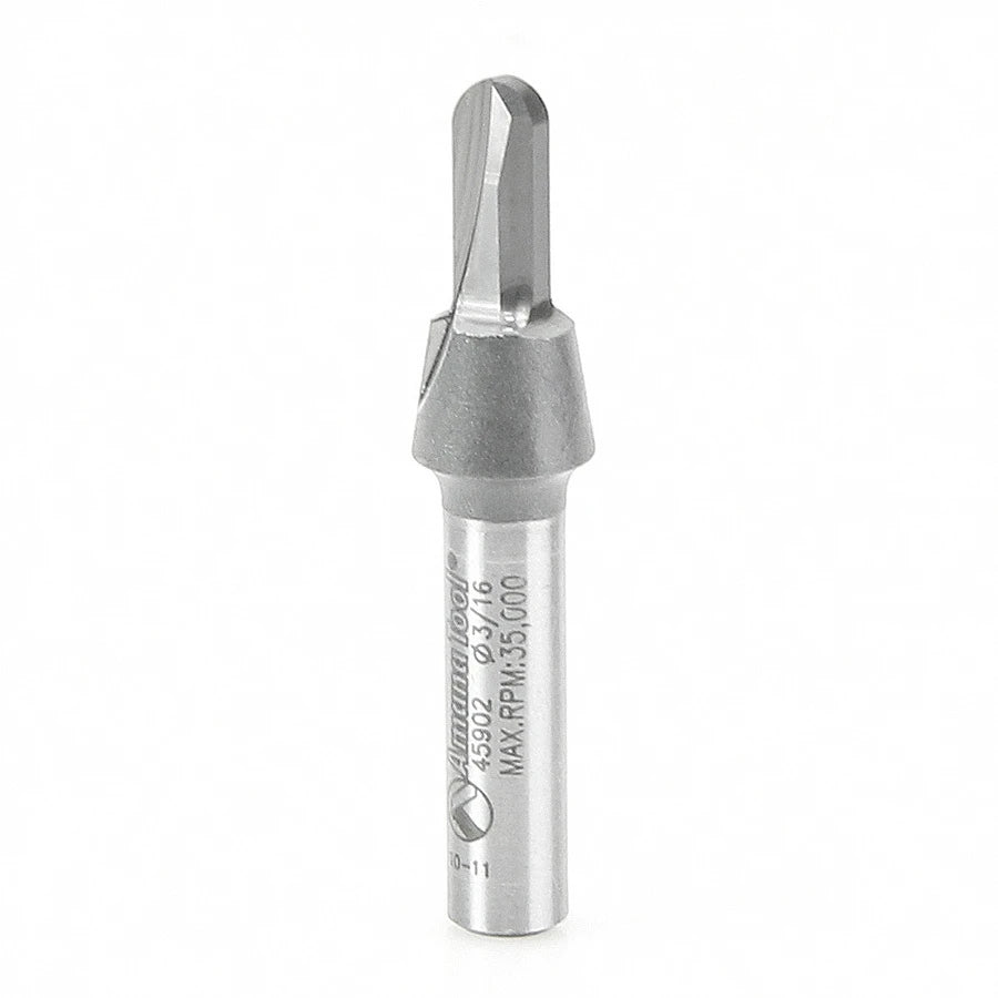 Amana Tool - 45902 - CORE BOX 3/32 RADIUS 1/4 SHANK