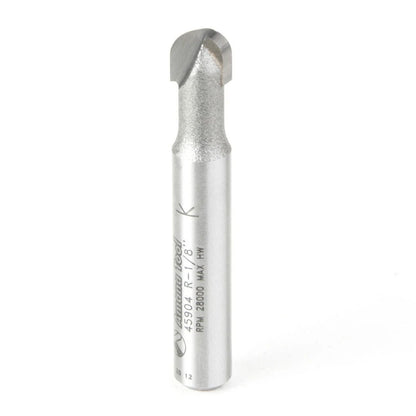 Amana Tool - 45904 - CORE BOX 1/8 RADIUS 1/4 SHANK