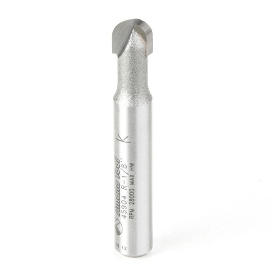 Amana Tool - 45904 - CORE BOX 1/8 RADIUS 1/4 SHANK