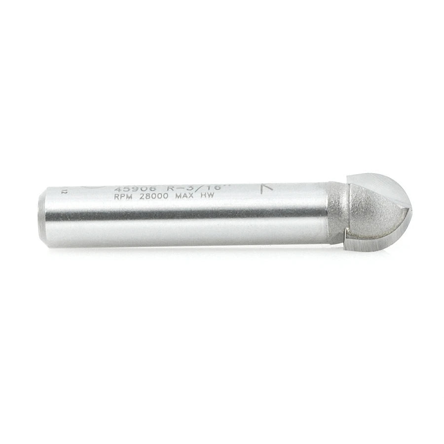 Amana Tool - 45906 - CORE BOX 3/16 RADIUS 1/4 SHANK