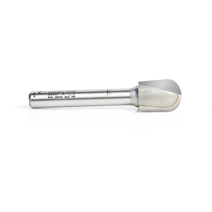 Amana Tool - 45907 - CORE BOX 1/4" RADIUS 1/4 SHANK