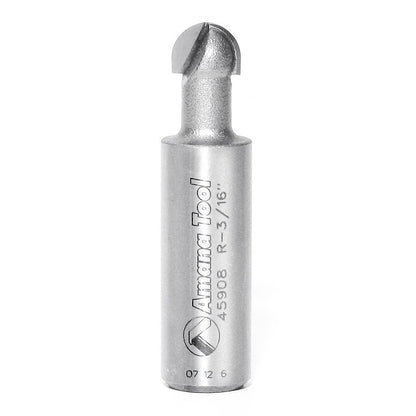 Amana Tool - 45908 - CORE BOX 3/16 RADIUS 1/2 SHANK