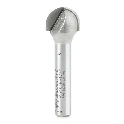 Amana Tool - 45910 - CORE BOX 1/4 RADIUS 1/4 SHANK