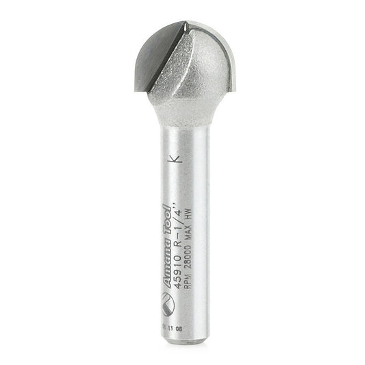Amana Tool - 45910 - CORE BOX 1/4 RADIUS 1/4 SHANK