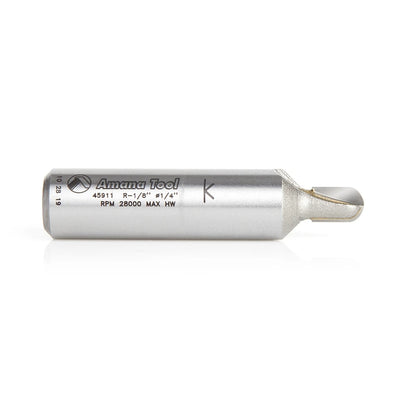 Amana Tool - 45911 - CORE BOX 1/8 RADIUS 1/2 SHANK