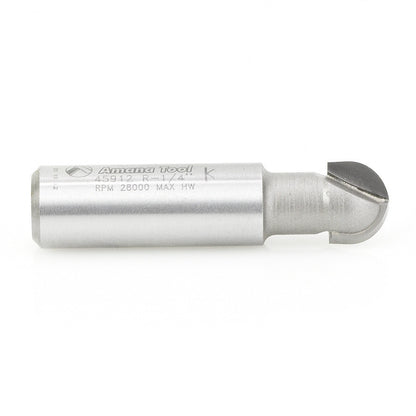 Amana Tool - 45912 - CORE BOX 1/4 RADIUS 1/2 SHANK
