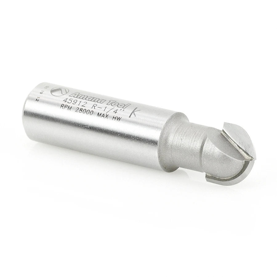 Amana Tool - 45912 - CORE BOX 1/4 RADIUS 1/2 SHANK