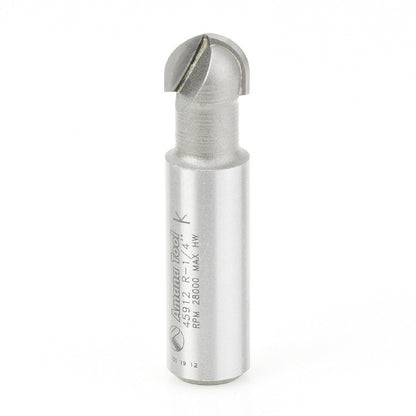 Amana Tool - 45912 - CORE BOX 1/4 RADIUS 1/2 SHANK
