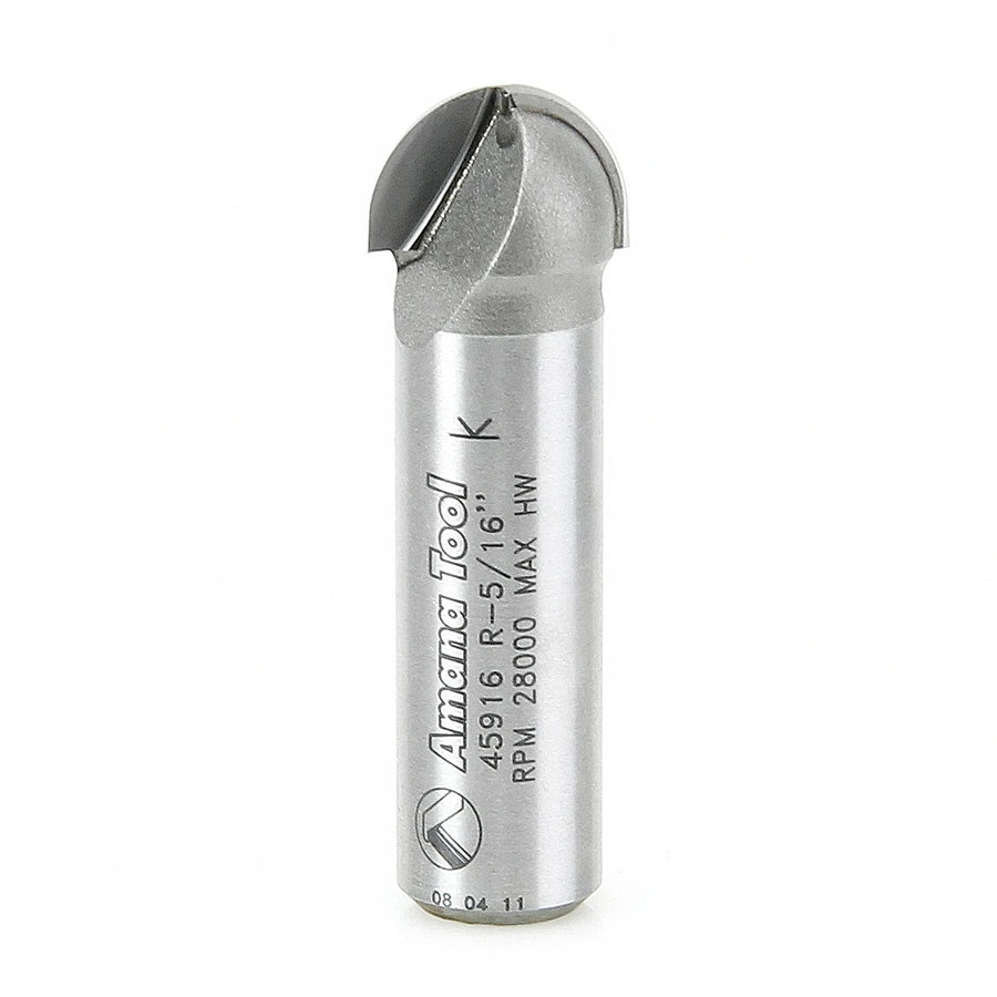 Amana Tool - 45916 - CORE BOX 5/16 RADIUS 1/2 SHANK