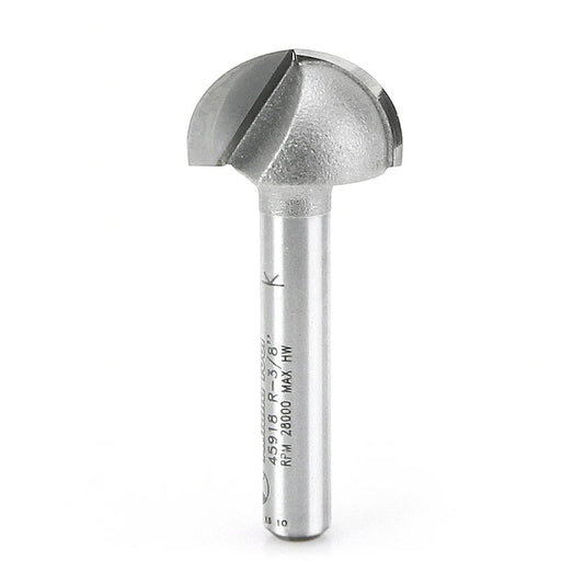 Amana Tool - 45918 - CORE BOX 3/8 RADIUS 1/4 SHANK