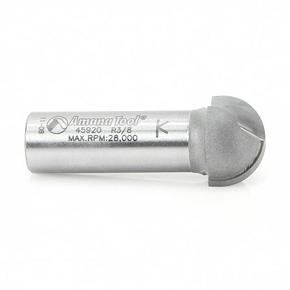 Amana Tool - 45920 - CORE BOX 3/8 RADIUS 1/2 SHANK