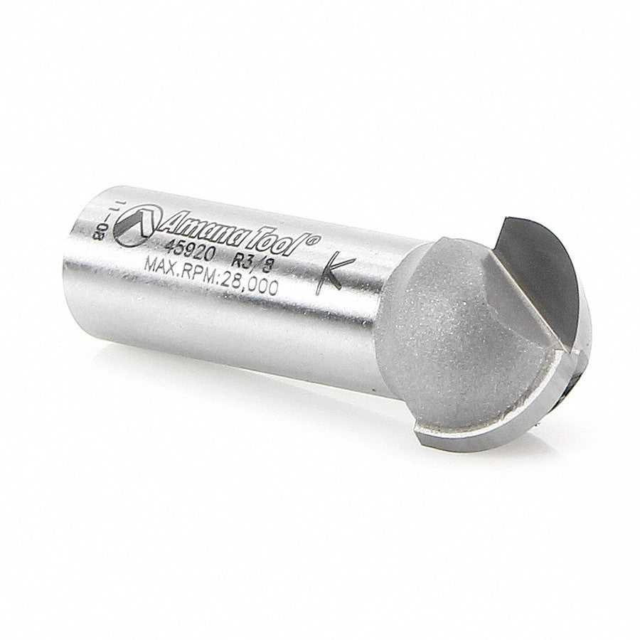 Amana Tool - 45920 - CORE BOX 3/8 RADIUS 1/2 SHANK