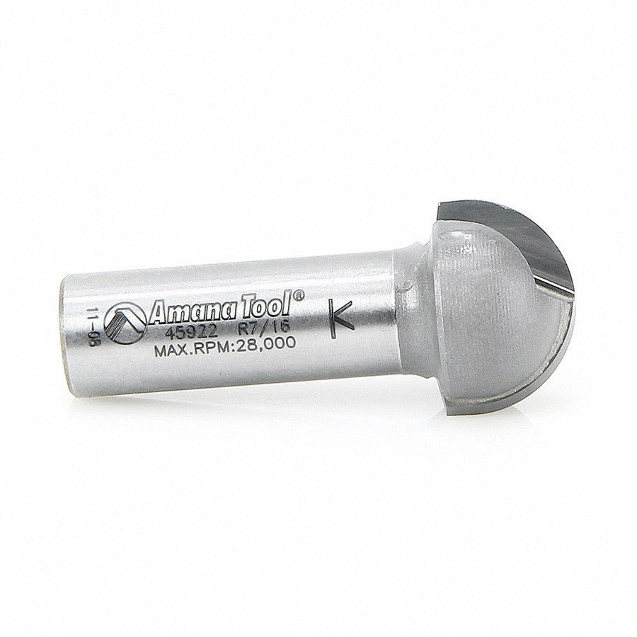 Amana Tool - 45922 - CORE BOX 7/16 RADIUS 1/2 SHANK