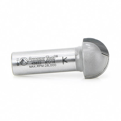 Amana Tool - 45922 - CORE BOX 7/16 RADIUS 1/2 SHANK