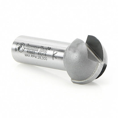 Amana Tool - 45922 - CORE BOX 7/16 RADIUS 1/2 SHANK