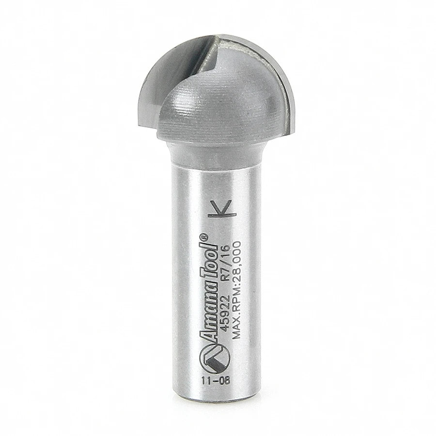 Amana Tool - 45922 - CORE BOX 7/16 RADIUS 1/2 SHANK