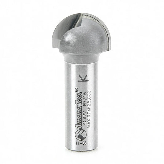 Amana Tool - 45922 - CORE BOX 7/16 RADIUS 1/2 SHANK