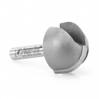 Amana Tool - 45924 - CORE BOX 1/2 RADIUS 1/4 SHANK