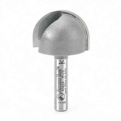 Amana Tool - 45924 - CORE BOX 1/2 RADIUS 1/4 SHANK