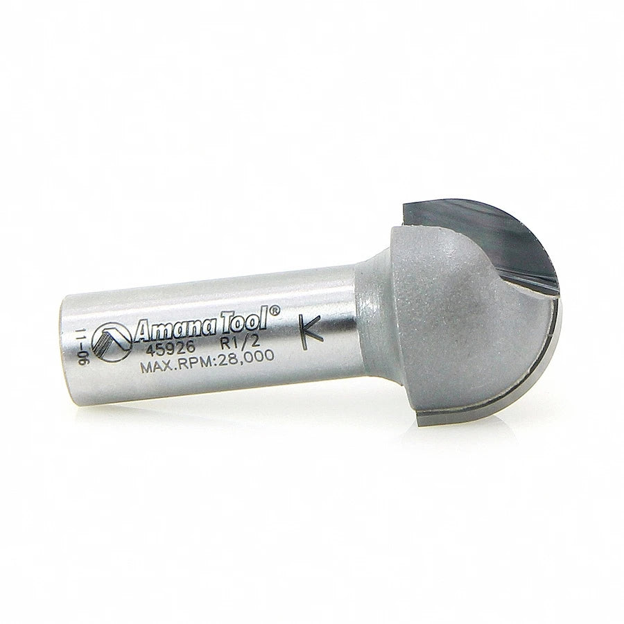 Amana Tool - 45926 - CORE BOX 1/2 RADIUS 1/2 SHANK