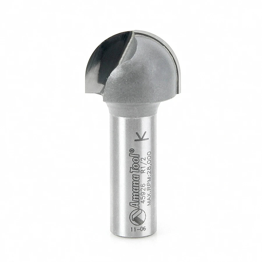 Amana Tool - 45926 - CORE BOX 1/2 RADIUS 1/2 SHANK