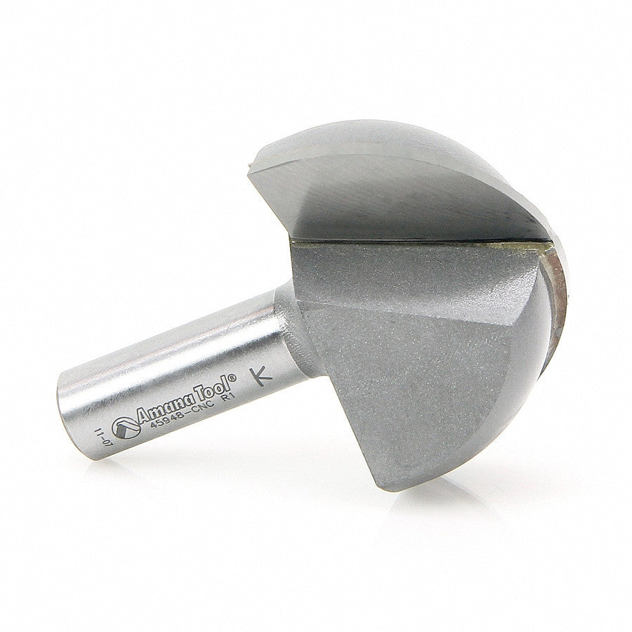 Amana Tool - 45948-CNC - CORE BOX 1" RAD. FOR CNC.