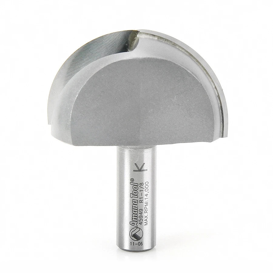 Amana Tool - 45949 - CORE BOX 1-1/8 RAD. 1/2 SHANK