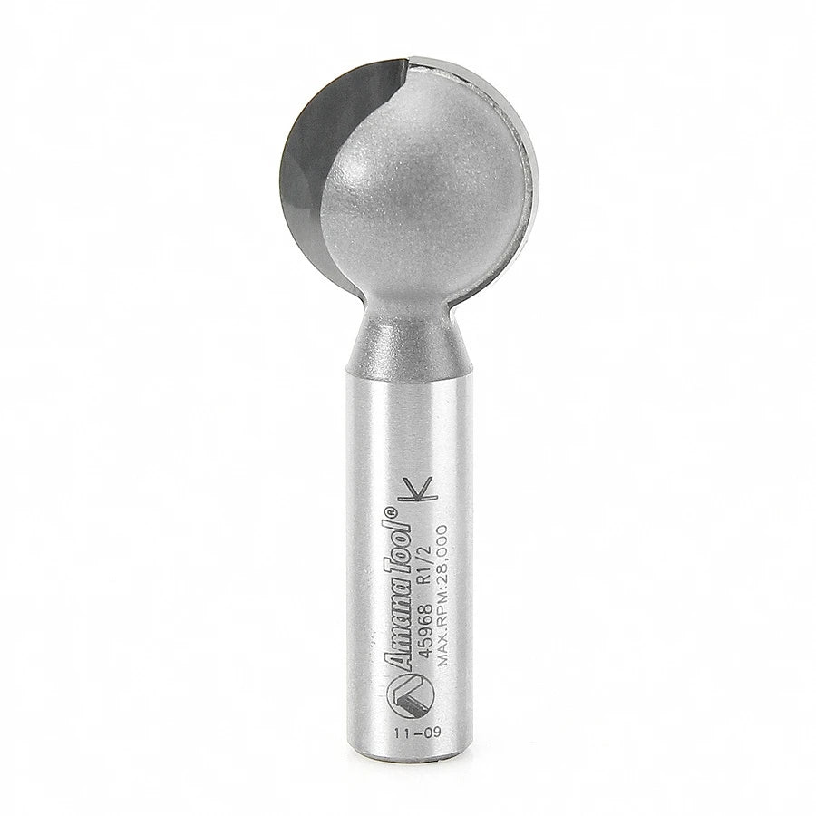 Amana Tool - 45968 - PLUNGE BALL 1" DIA. 1/2 SHANK