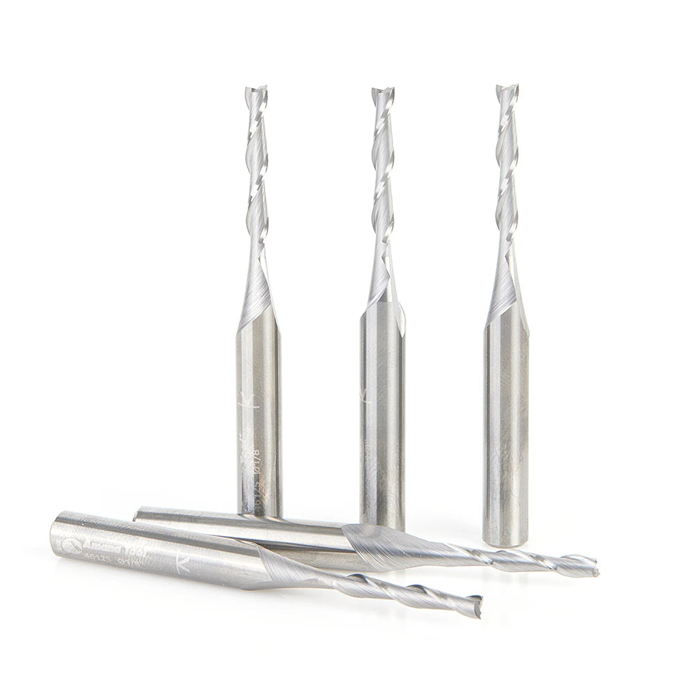 Amana Tool - 46125-5 - 5PCS 1/8"x1/4" SPIRAL UPCUT