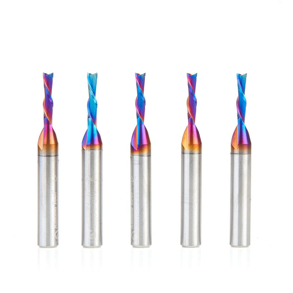 Amana Tool - 46200-K-5 - 5PCS 1/8"SPIRAL DONWCUT SPEKTR