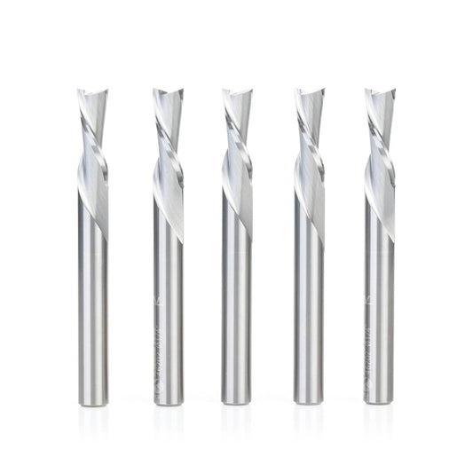 Amana Tool - 46202-5 - 5PCS 1/4"x1/4" SPIRAL DOWNCUT