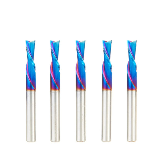 Amana Tool - 46202-K-5 - 5PCS 1/4"SPIRAL DONWCUT SPEKTR