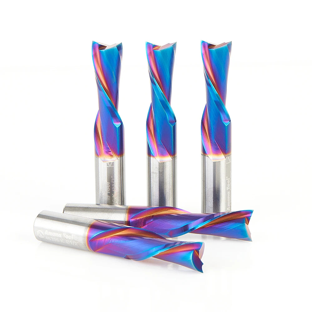 Amana Tool - 46206-K-5 - 5PCS 1/4"SPIRAL DONWCUT SPEKTR