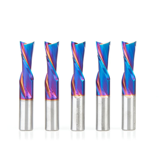 Amana Tool - 46206-K-5 - 5PCS 1/4"SPIRAL DONWCUT SPEKTR