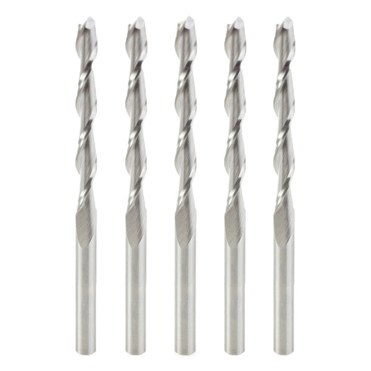 Amana Tool - 46272-5 - 5PCS 1/4 SC UP-CUT SPIRAL FOAM