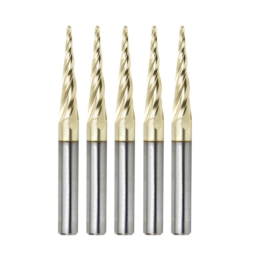 Amana Tool - 46282-5 - 5 PCS 1/16 CARVING 3D TAPERED