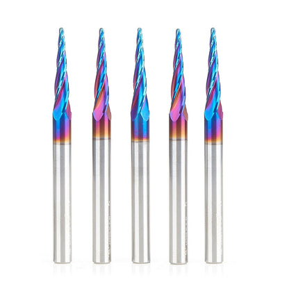 Amana Tool - 46282-K-5 - 5PCS 1/16 CARVING 3DTAPER SPKT