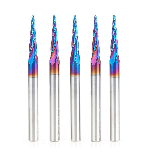 Amana Tool - 46282-K-5 - 5PCS 1/16 CARVING 3DTAPER SPKT
